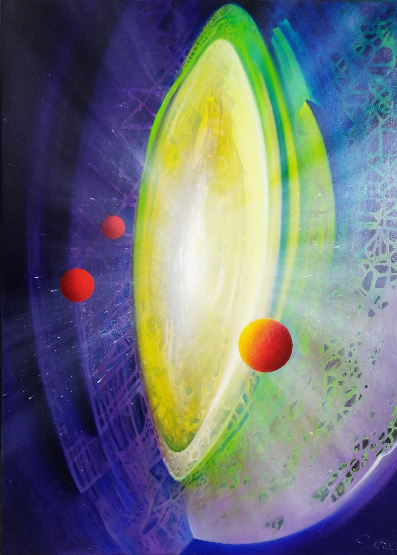 SPHERE TR (tension~relaxation) * oil on canvas * 80 x 60 cm * MMXX